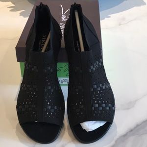 Brand new in box black low booties